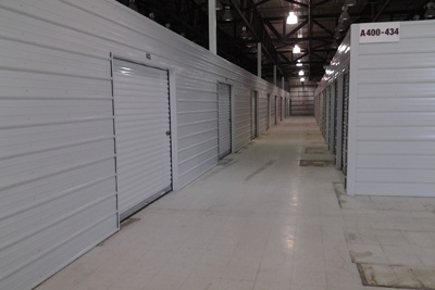 One of the rows of Inside storage